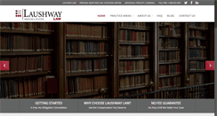 Desktop Screenshot of laushwaylaw.com