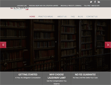 Tablet Screenshot of laushwaylaw.com